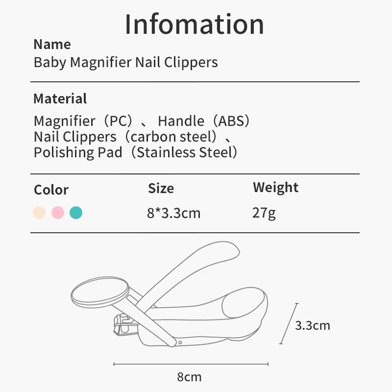 Baby Nail Clippers with Magnif - Baby Nursery Unit ulasan dan harga
