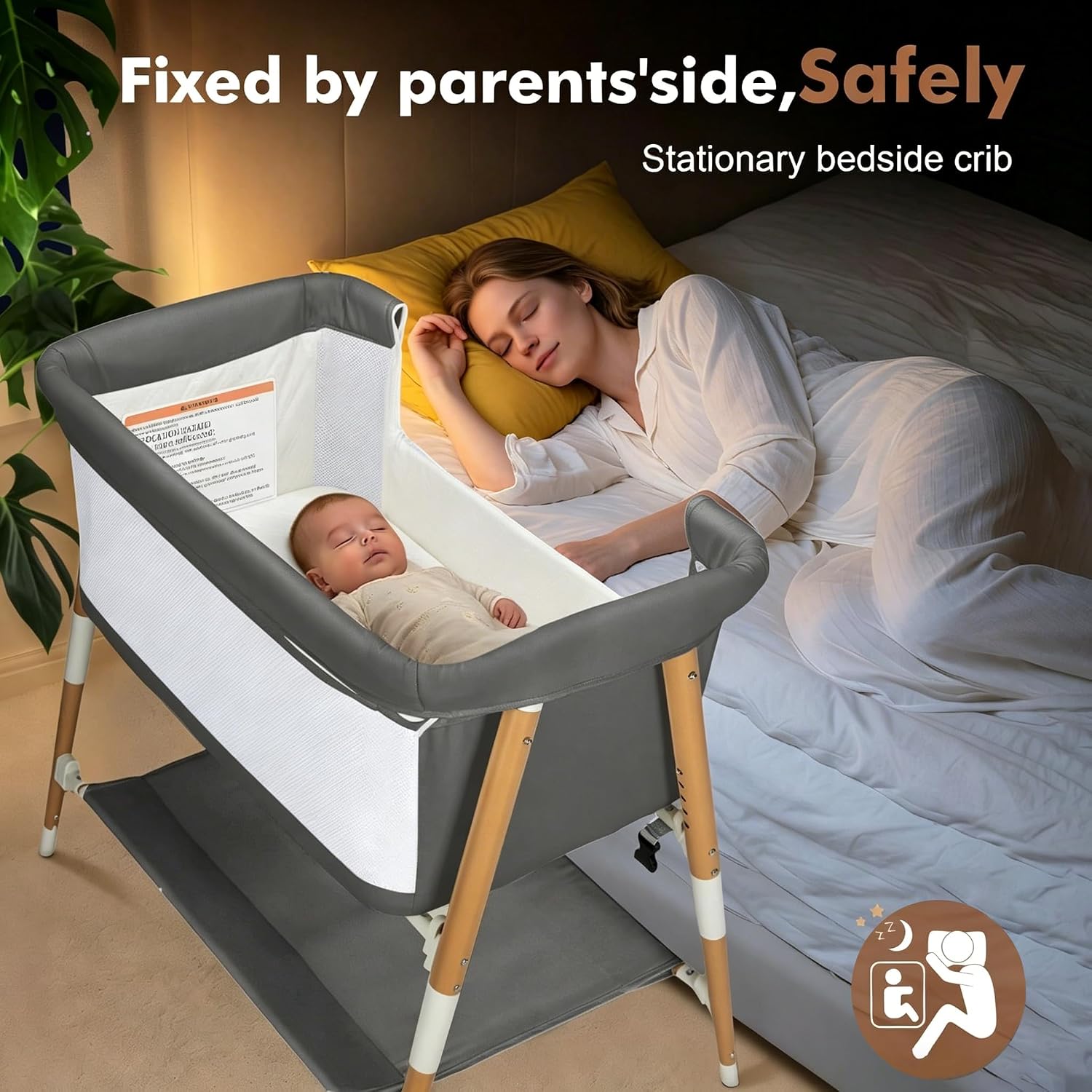 3 In 1 Baby Bassinet Bedside S - Bassinet Bedside Sleeper ulasan dan harga