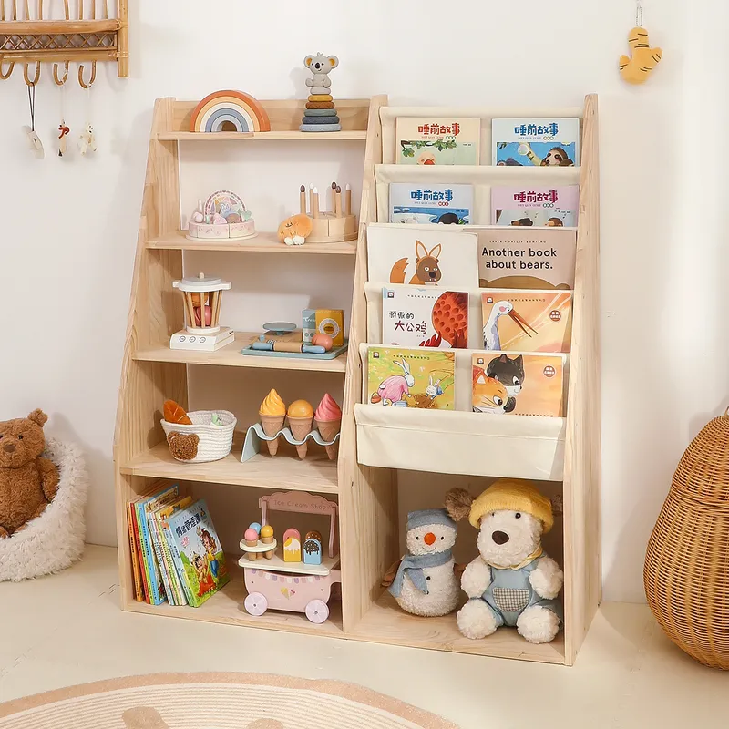 Kids 2-in-1 Toy Storage Rack a - Baby Nursery Unit ulasan dan harga