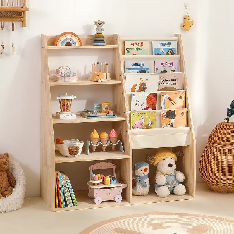 Kids 2-in-1 Toy Storage Rack a - Baby Nursery Unit ulasan dan harga