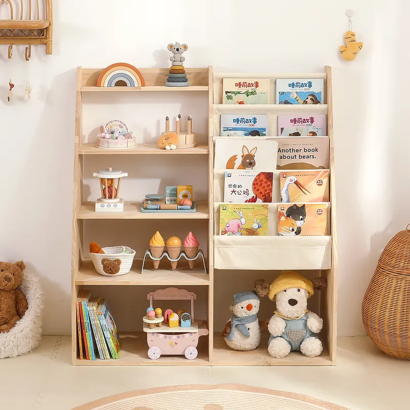 Kids 2-in-1 Toy Storage Rack a - Baby Nursery Unit ulasan dan harga