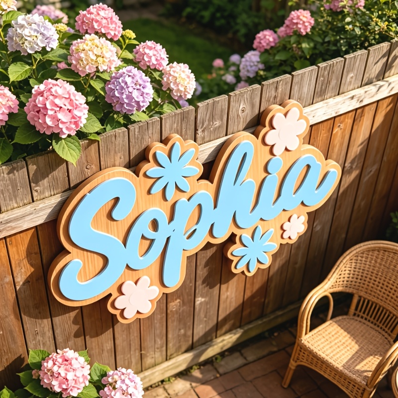 Personalized Floral Themed Nam - Baby Nursery Name ulasan dan harga