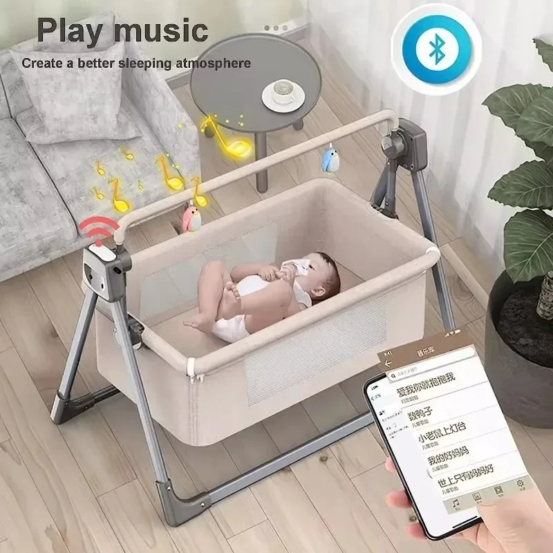 Rocking Bassinet for Baby Auto - Bassinet Bedside Sleeper ulasan dan harga