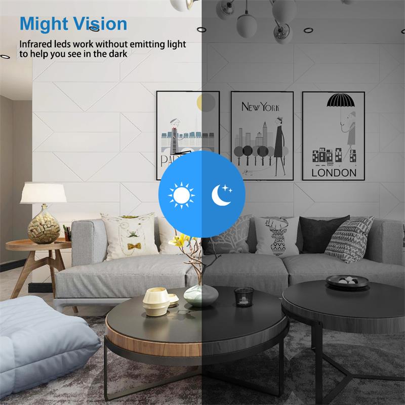 1080P HD Mini X5 Camera WiFi W - Baby Nursery Camera ulasan dan harga