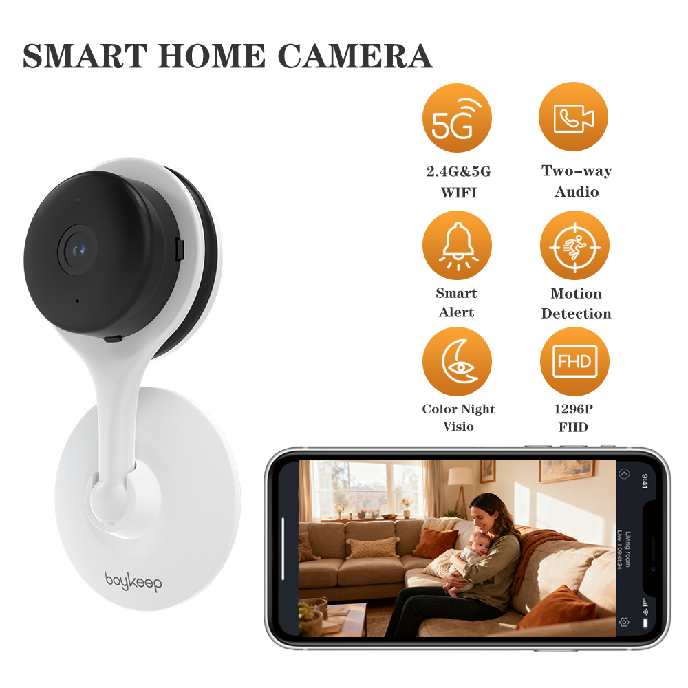Boykeep Baby Monitor 1296P FHD - Baby Nursery Camera ulasan dan harga